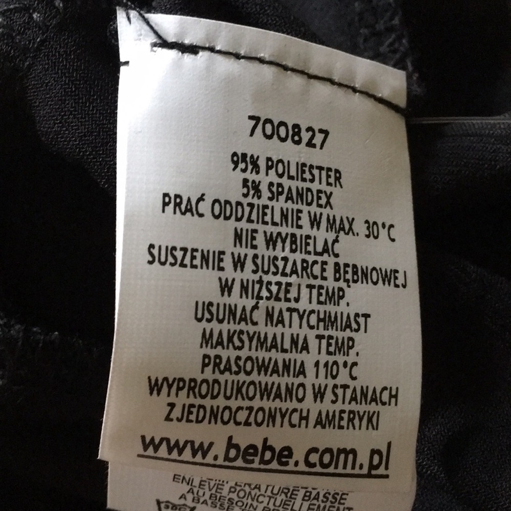 NWT Black Bebe Ruffle Jumpsuit (Size 10) - Picture 7 of 7
